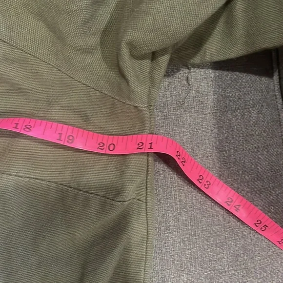 Matty M Army Green Utility anorak style Jacket with optional folded sleeves - Picture 9 of 13